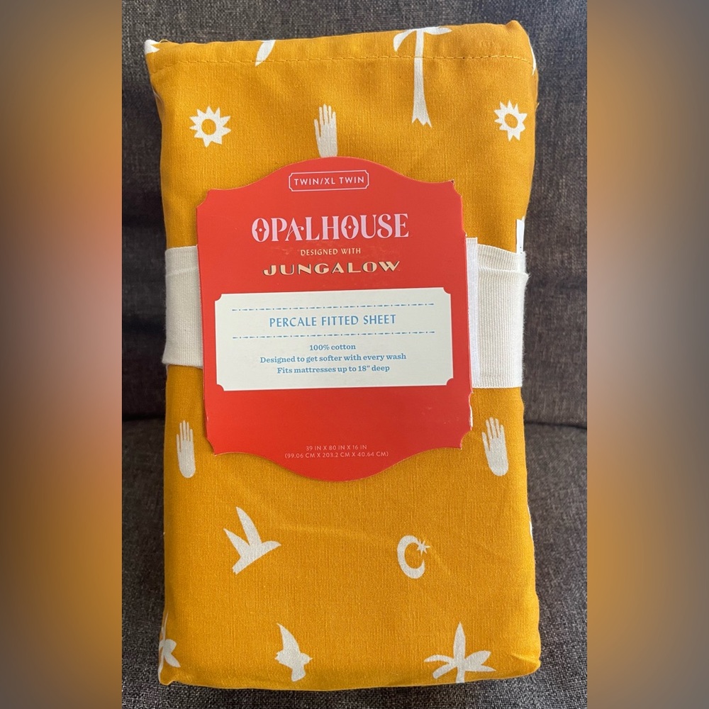Opalhouse Jungalow Percale Fitted Sheet - Twin/Twin XL
